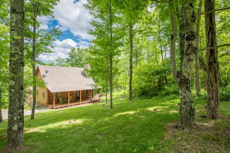 One of our homes for rent available for your Hocking Hills fall or summer escape.